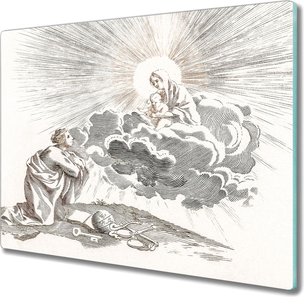 Coloray Schneidebrett Herdabdeckplatte 60x52 cm Kochplattenabdeckung Hackbrett Küchenbrett - Kind