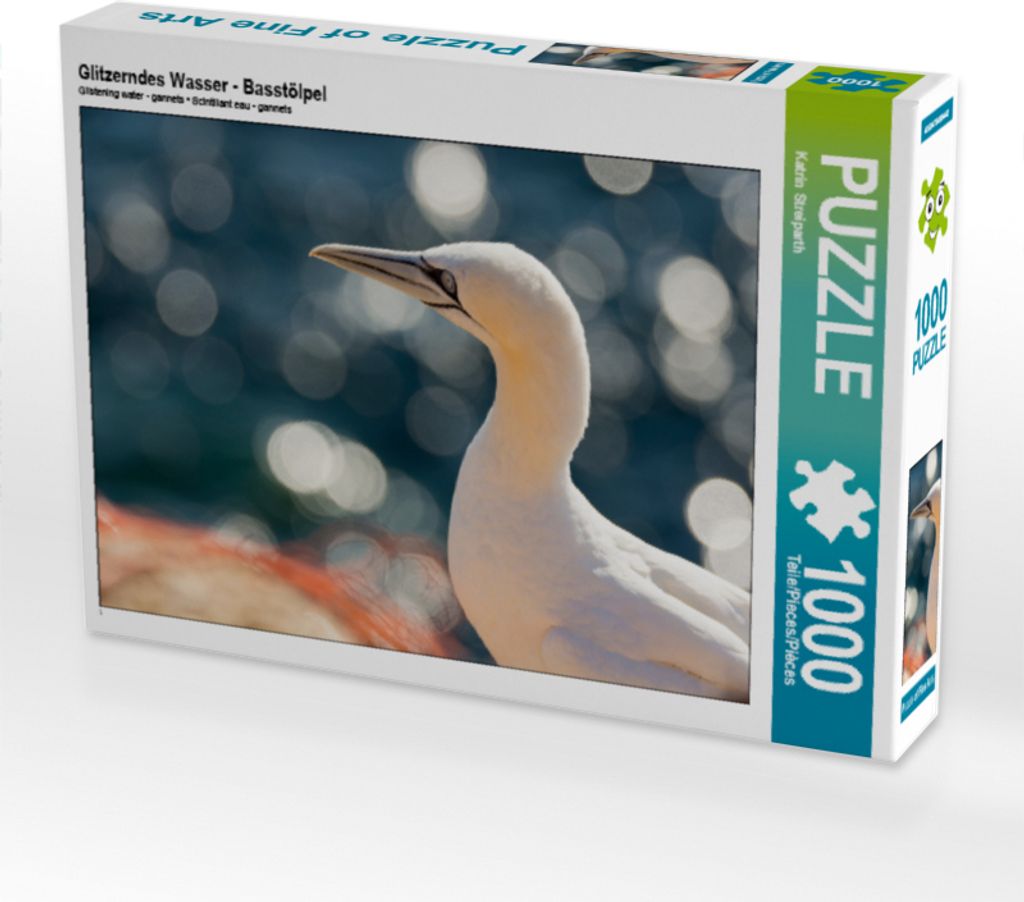 Calvendo Glitzerndes Wasser - Basstölpel 1000 Teile Puzzle quer 640x480mm, Streiparth Katrin; 7429988