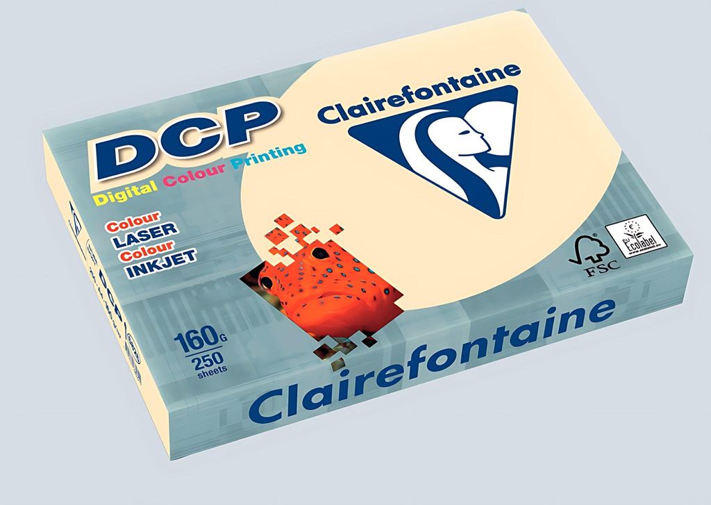 DCP Papier für Farblaser/Inkjetdruck A4, 160g, elfenbein Produktbild 