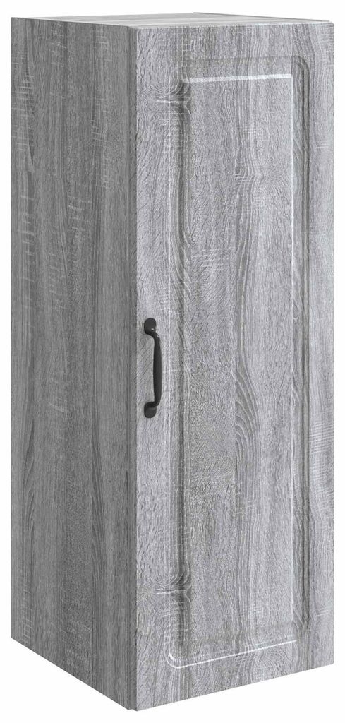 vidaXL Wandschrank Grau Sonoma 33 x 34,5 x 90 cm Holzwerkstoff