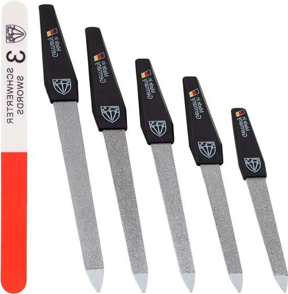 Coffret de 6 limes à ongles haute qualité pour manucure impeccable