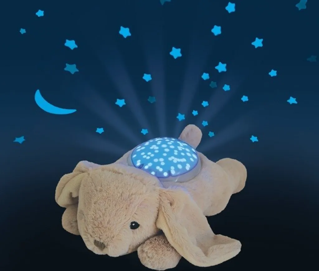 Doudou lapin CloudB Twilight Buddies avec projection LED multicolore - 15