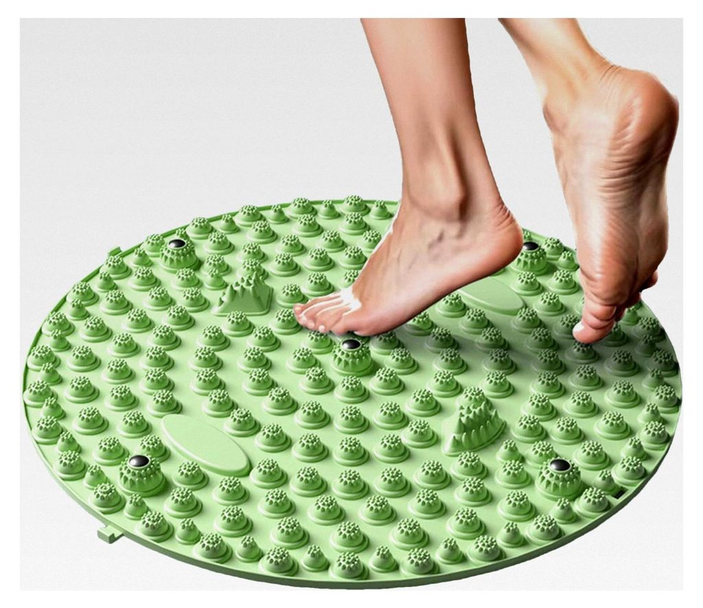 Entspannungsmatte für die Füße – Faltbare Massagematte, tragbares Massage-Pad, Gehstein-Werkzeug, hohe Elastizität für Gehen und langes Sitzen