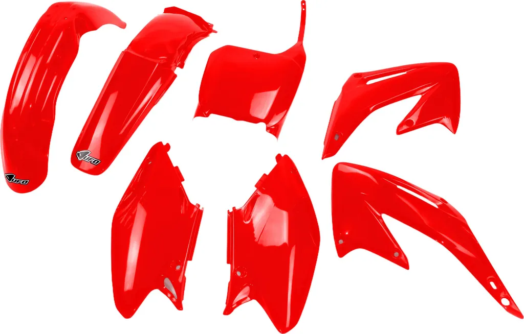 Kit Plastique Honda CR 2002-2003 Rouge UFO - Haute Résistance Impact
