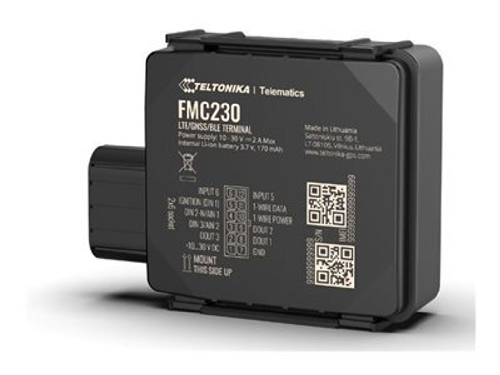 Teltonika FMC230 Vodotěsný univerzální GPS tracker LTE CAT Obrázek produktu 