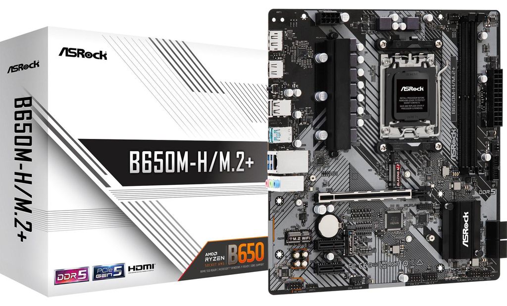 ASRock B650M-H/M.2+, Mainboard Produktbild 