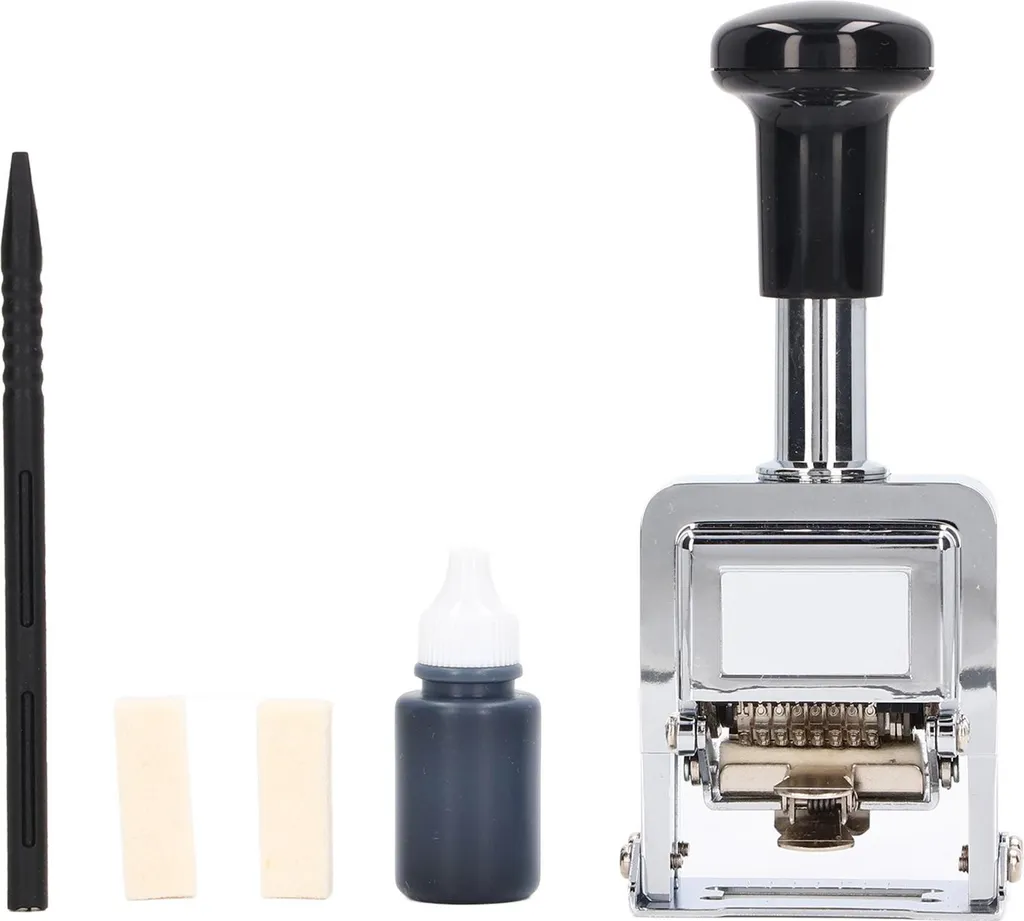 Numéroteur 8 Chiffres Self-Inking avec Mécanisme de Précision à Action