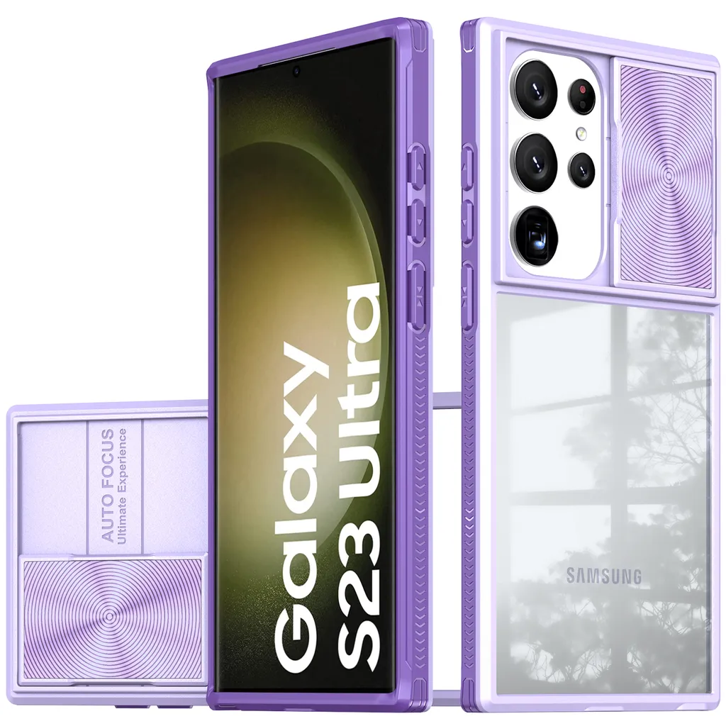 Custodia Samsung S23 Ultra Viola Trasparente - Look & Protezione