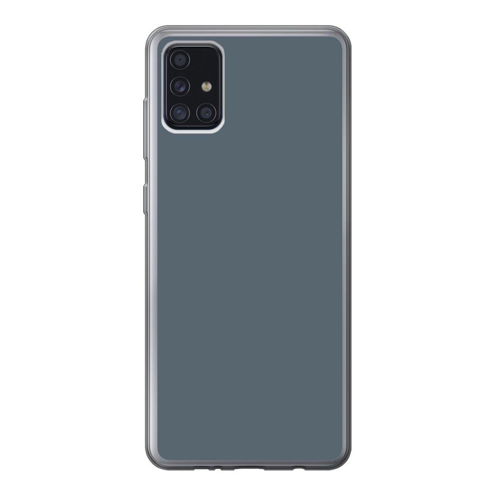 MuchoWow Handyhülle Schutzhülle Hülle für Samsung Galaxy A52 5G Farben - Blau - Innen Silikon Softcase Handy Hülle - Umschlag