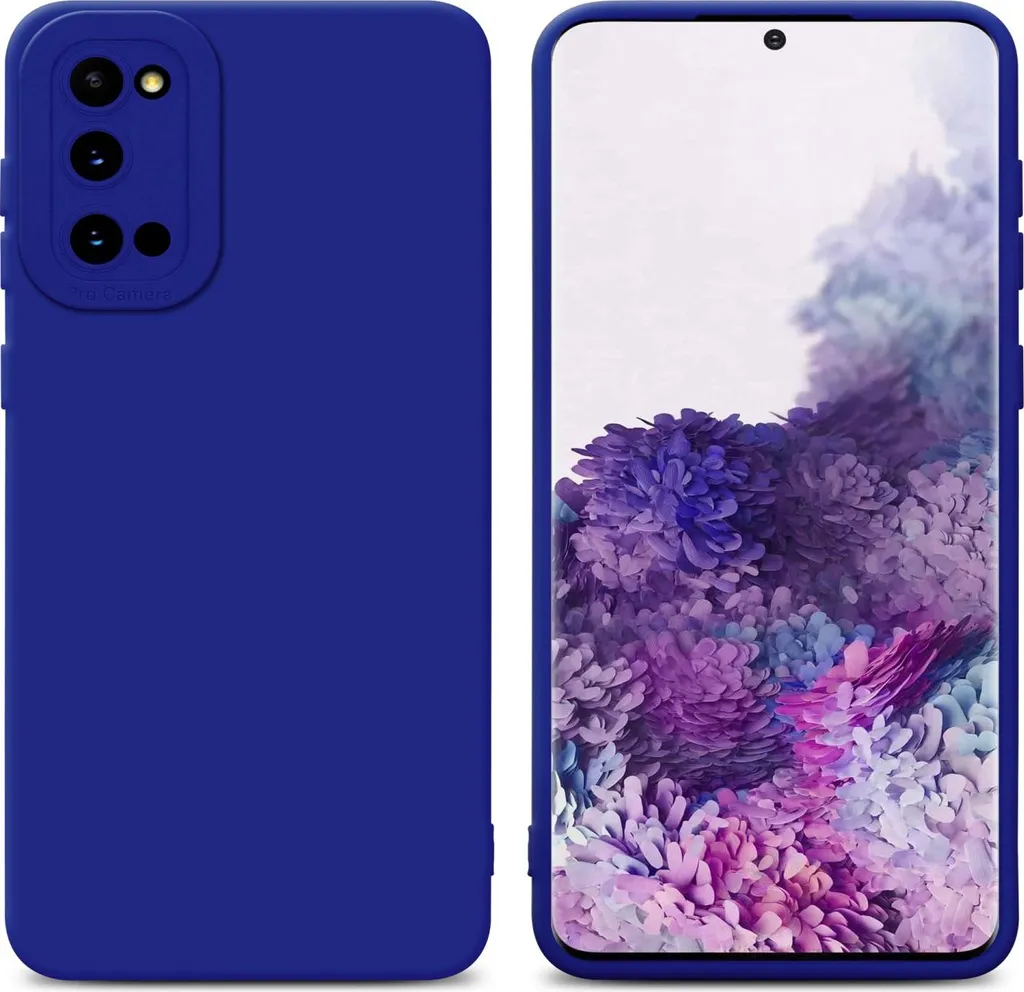 Cadorabo Cover Samsung Galaxy S20 Blu - Protezione Silicone TPU Morbida