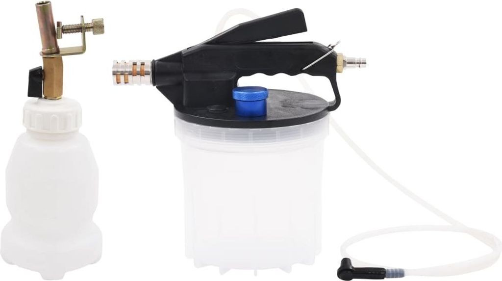 Pneumatische Bremsen-Entlüftungspumpe mit Einfüllflasche 2 L