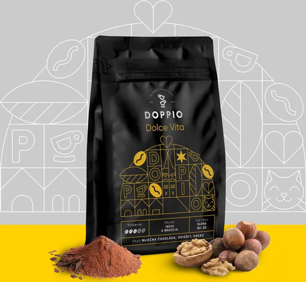 Kaffeebohnen DOPPIO Dolce Vita 500g