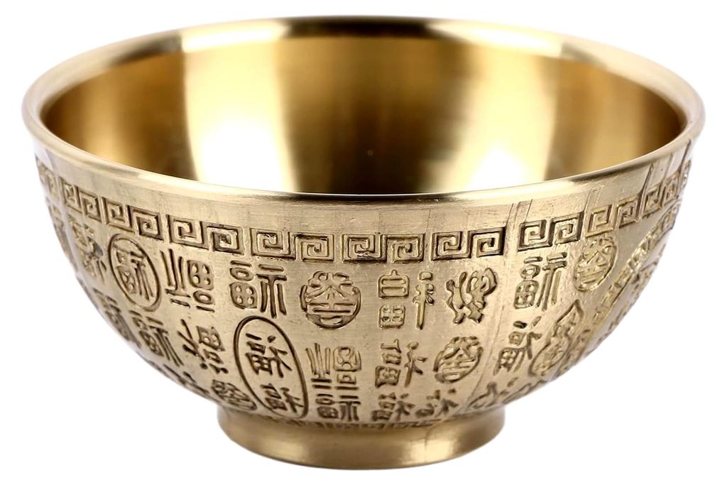 Kupfer Opferschale, 8,4 cm Tibetische Schale, Weihwasserschale, Yoga Meditationsschale, Buddha Anbetung, Altarnutzung, Rituelle Nutzung, Räucherge...
