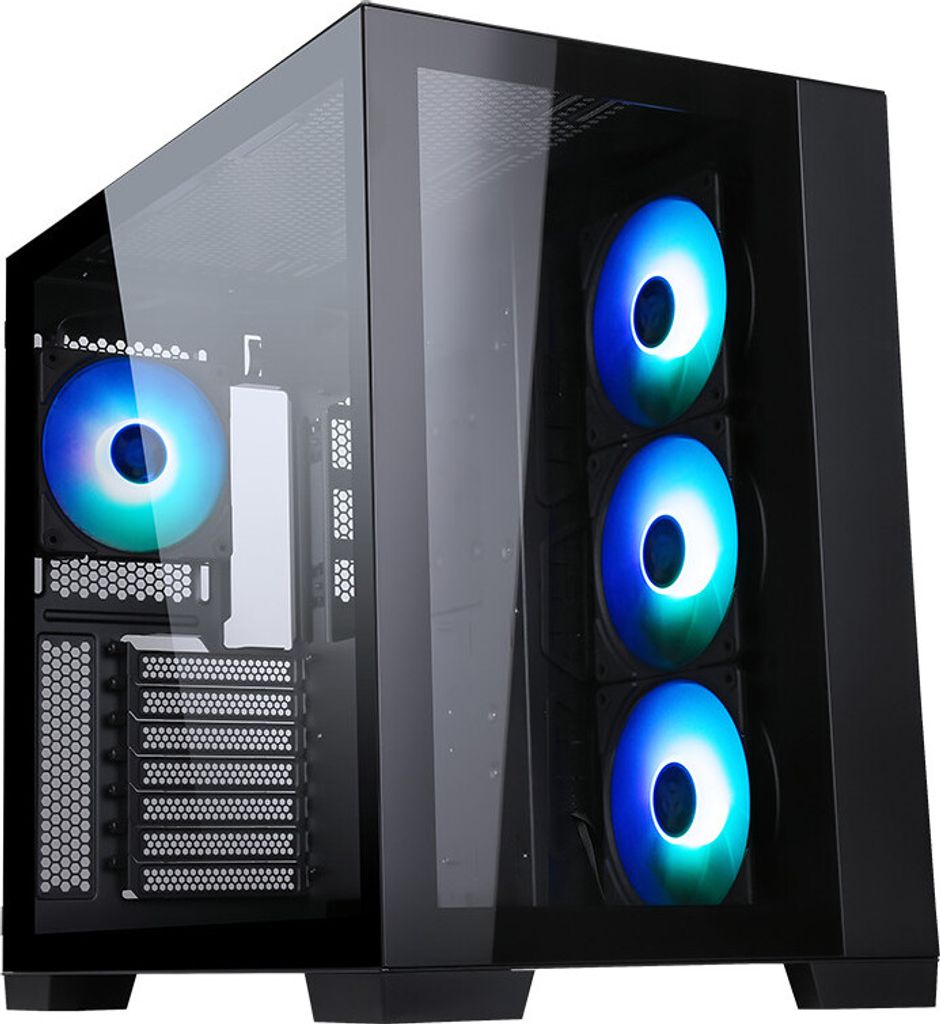 itek ITGCADCAGB, Tower, PC, Schwarz, ATX, micro ATX, Mini-ITX, 16 cm, 42 cm