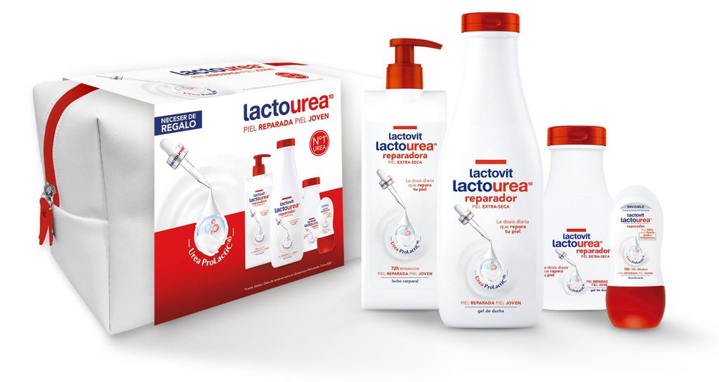 Lactovit Lactourea Geschenkset | Kulturbeutel mit Produktbild 