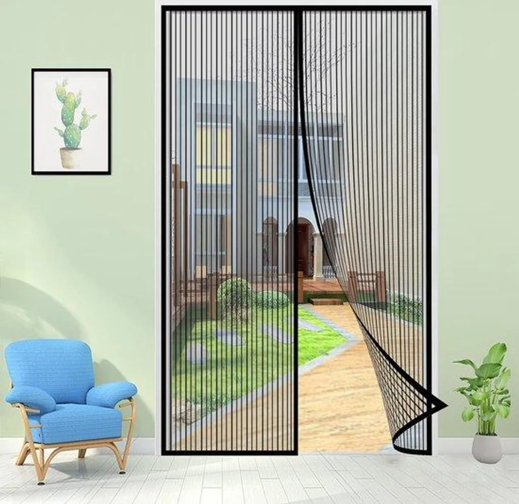 Protection de terrasse magnétique et store de balcon contre moustiques