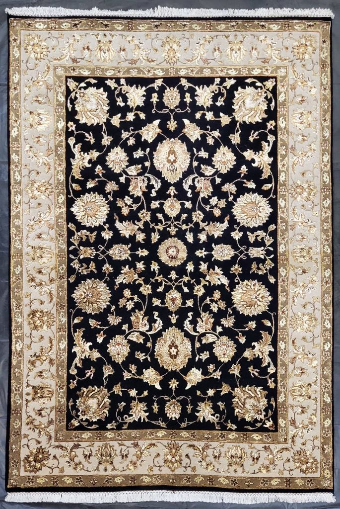 Teppich S.COLLECTION | Farbe: schwarz; Größe: 170 x 240 cm | strapazierfähig und leicht zu reinigen | Wohnzimmer | Schlafzimmer