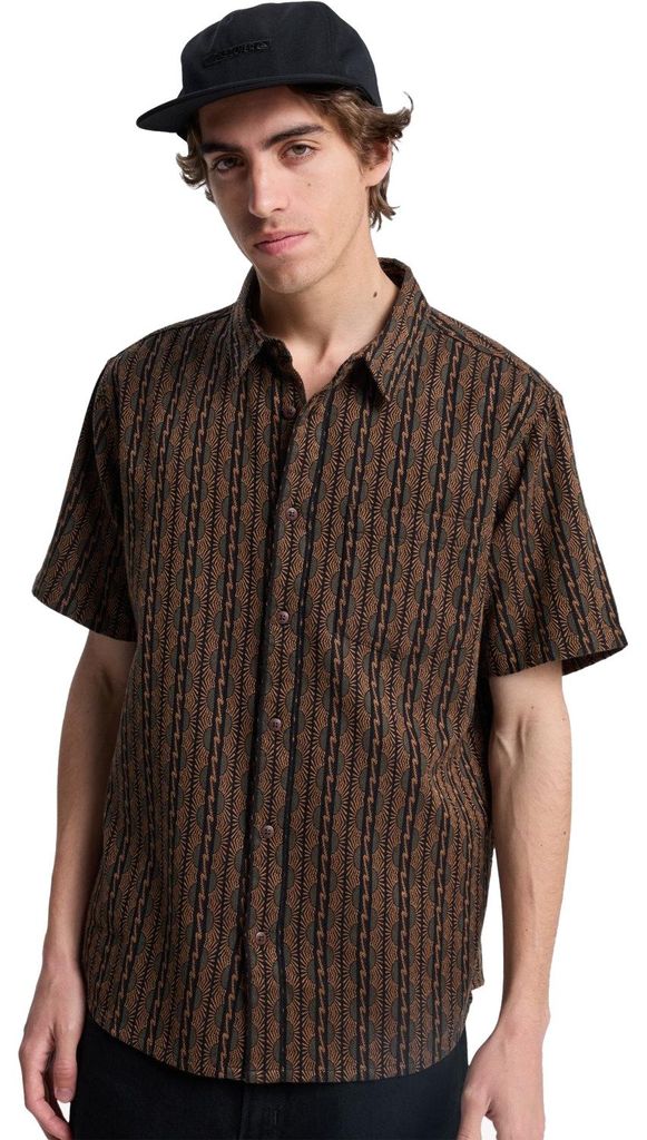 Quiksilver Kurzarm Hemd Horizons Black : XL Größe: XL Produktbild 