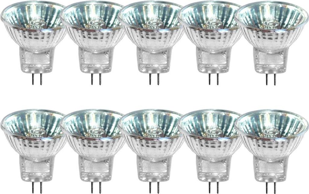 10 x Halogen Reflektor MR11 20W GU4 12V warmweiß 2700K Produktbild 