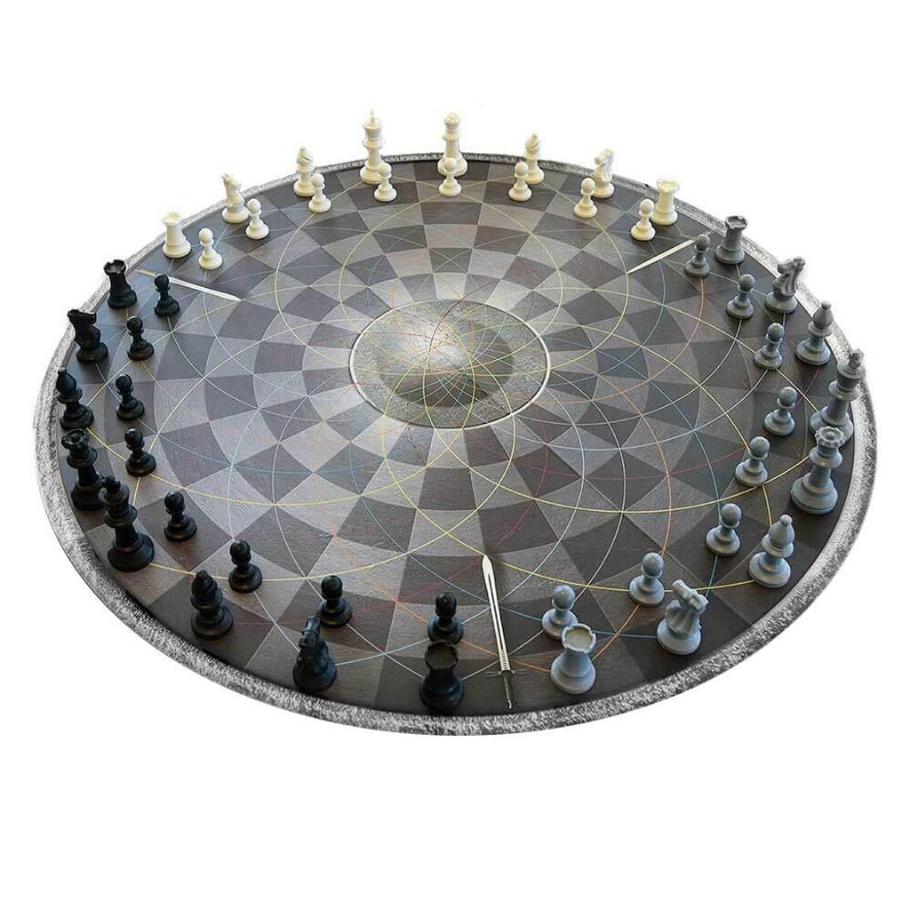 Chess for Three - 3 In 1 Jeu d'échecs - Échecs - Échiquier Image du produit 
