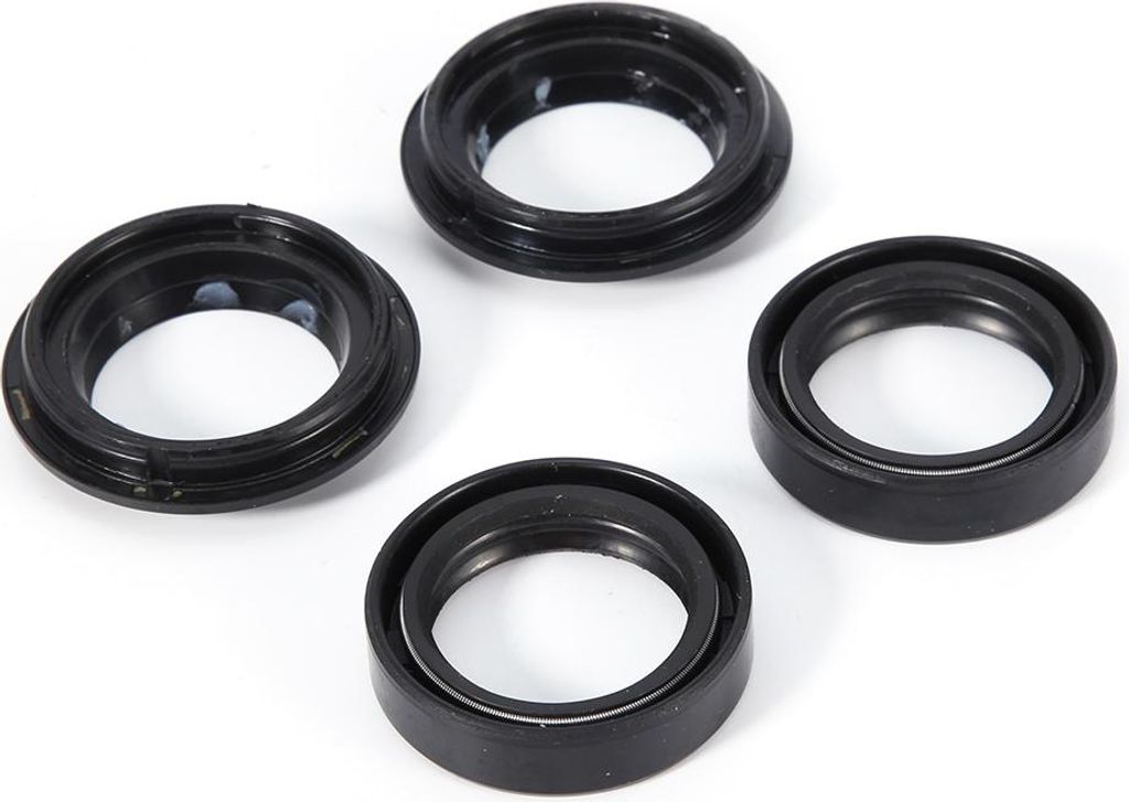 Vorderdämpferöldichtungen, Gabeldichtung Set Schwarz 33x46x11mm 4pcs für Motorradersatz CM400A Automatisch 1979-1981