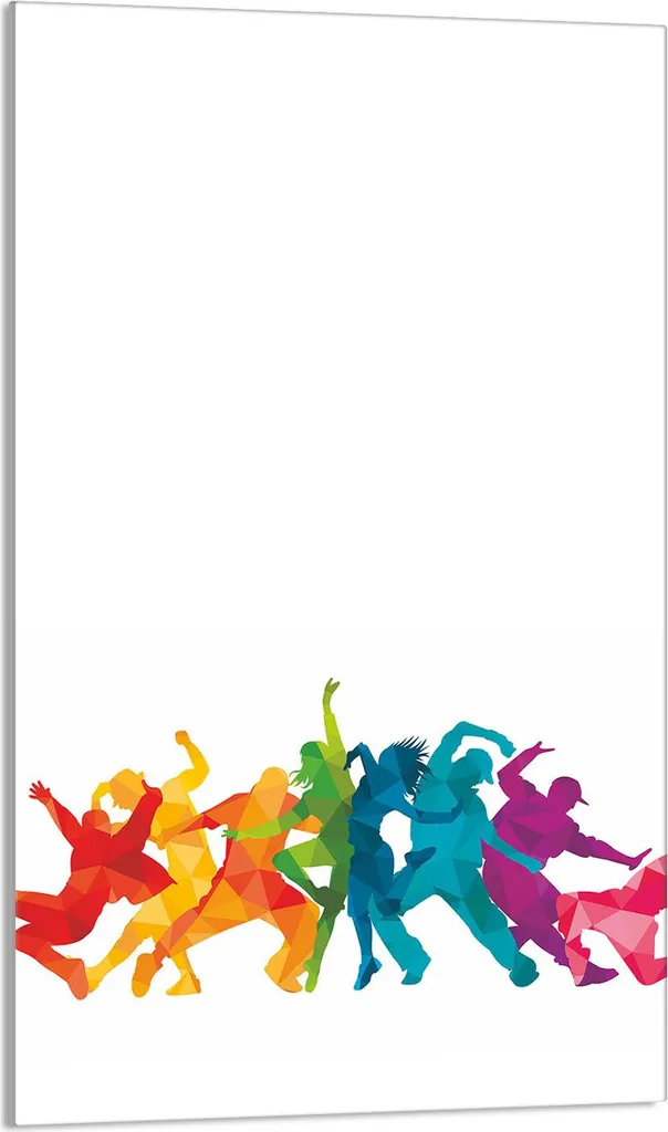 Tagliere Decorativo in Vetro 30x52 People Colorato per Cucina Chic