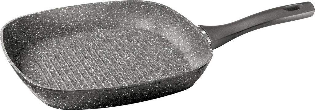 EMDEN Steakpfanne, 28 cm, Aluminiumlegierung, antihaftbeschichtet