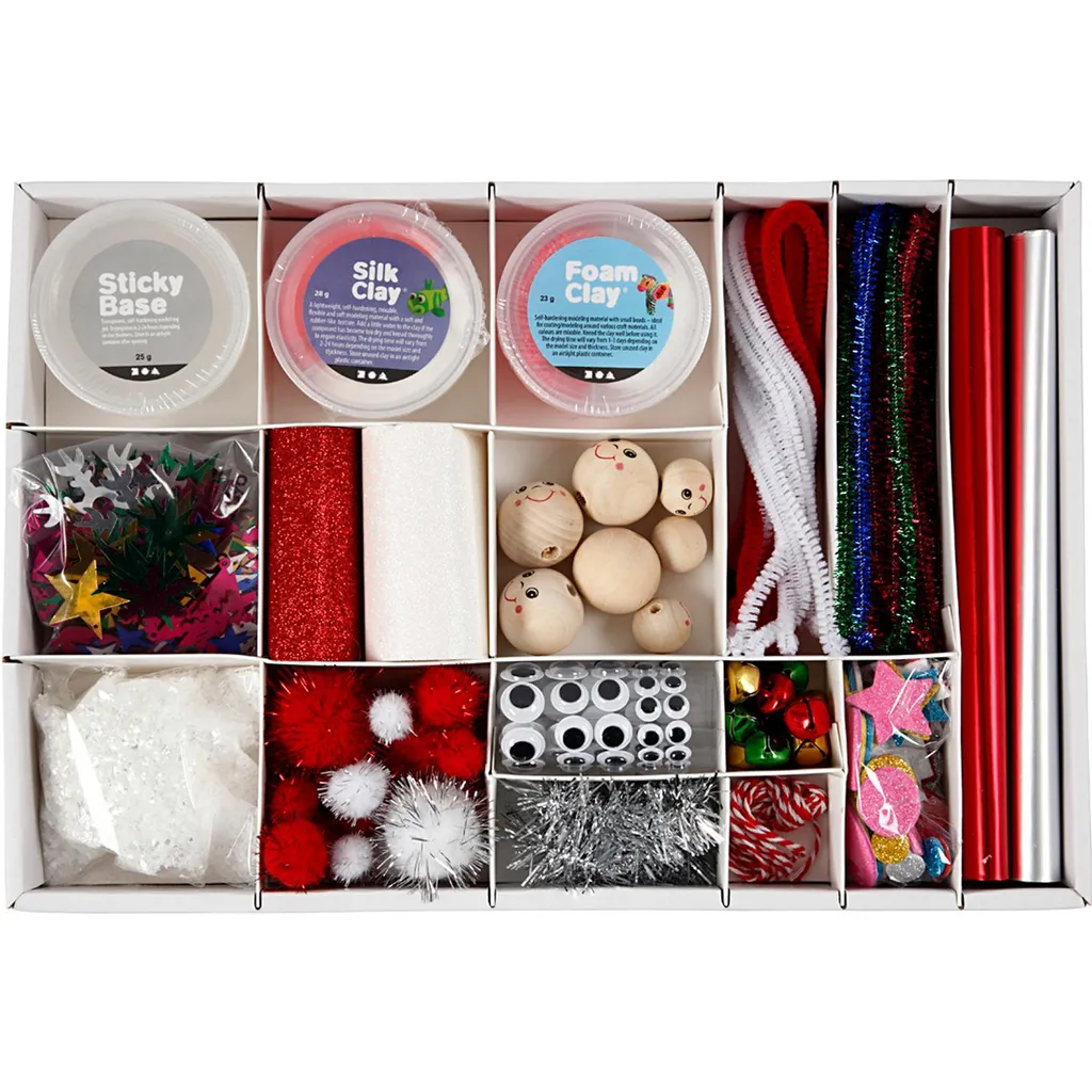 Creative Box Kerst Magique - Kit de Loisirs Créatifs Noël pour Enfants