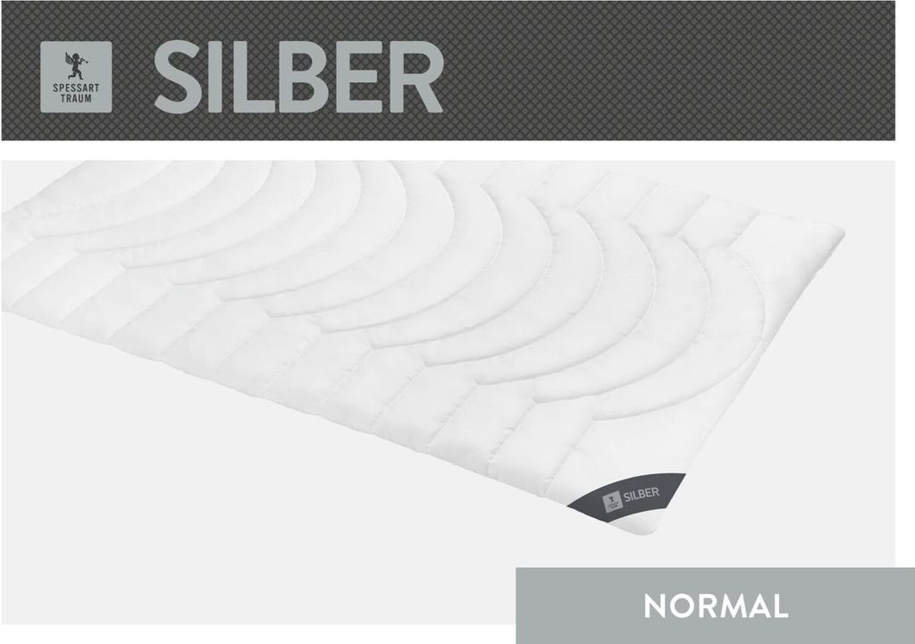 Spessarttraum Faserdecke Silber Füllung: 100% Polyester Produktbild 