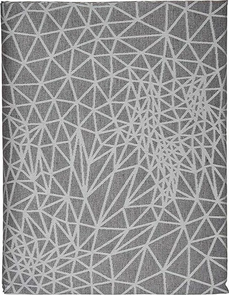 Kinvara Babel Grey 48: L'Essenza del Tessile Jacquard Bianco e Grigio