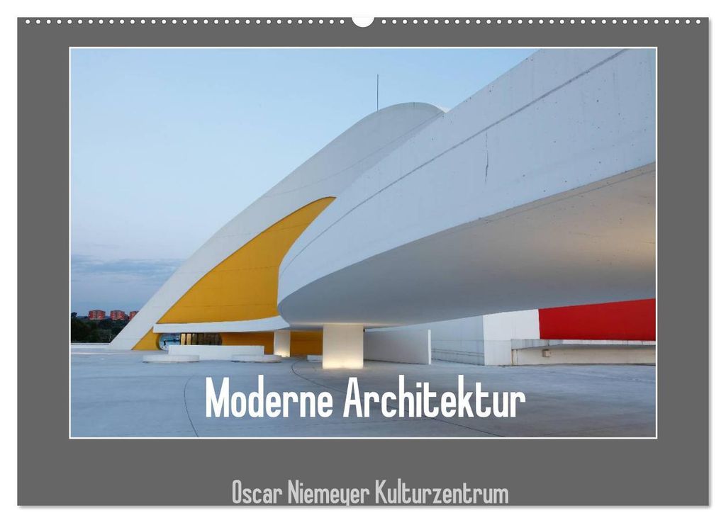 Moderne Architektur - Oscar Niemeyer Kulturzentrum (Wandkalender 2027 DIN A2 quer), CALVENDO Monatskalender