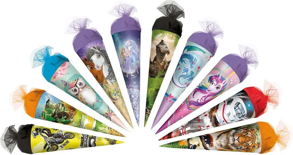Cadeau de Rentrée Maternelle 22cm - Schultüte Sortiment 1 pour Enfant