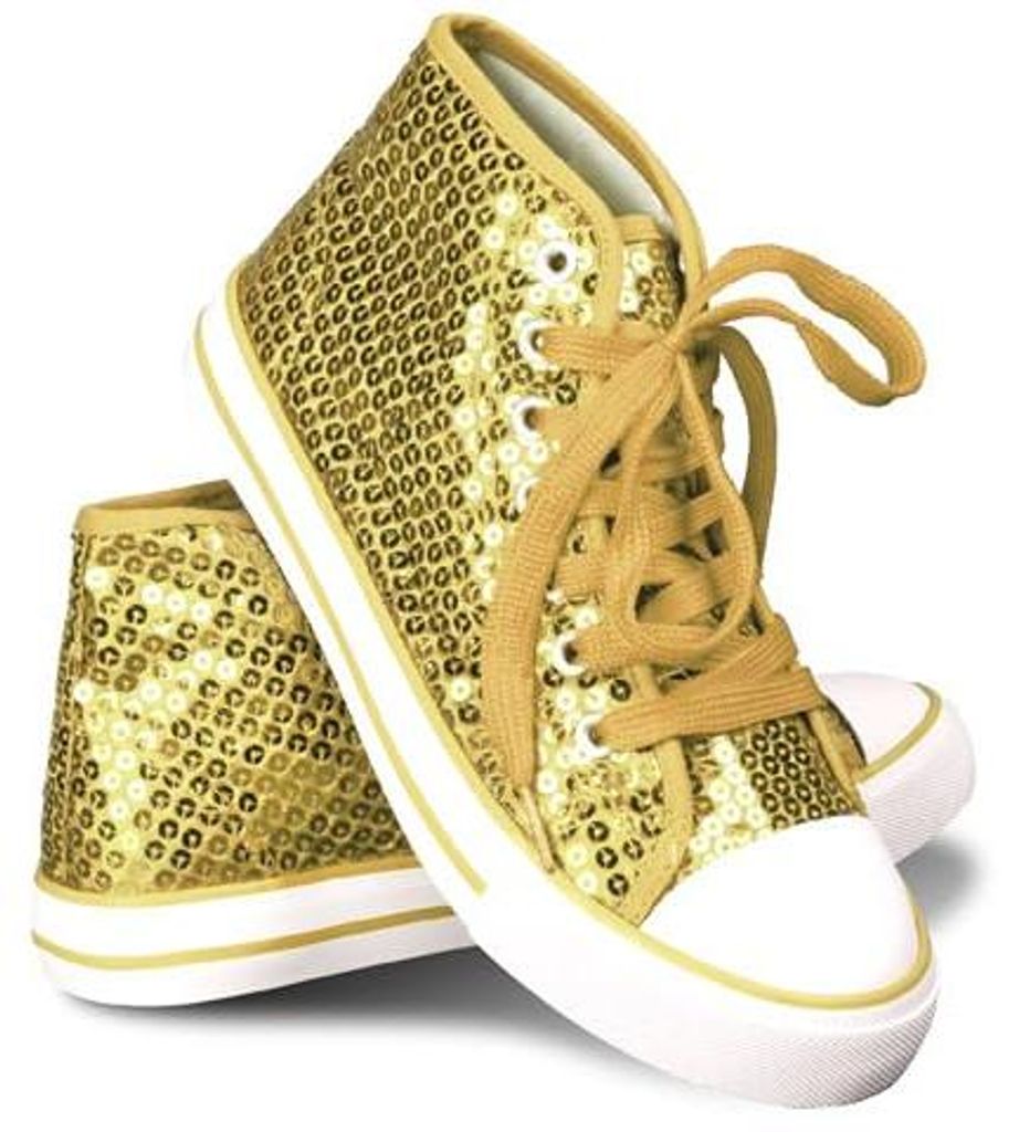 Pailletten Sneaker High Top in 17 Farben für Party, Produktbild 