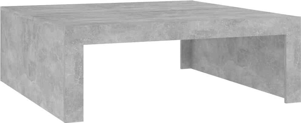 vidaXL Konferenční stolek Concrete Grey 100x100x35 cm Obrázek produktu 