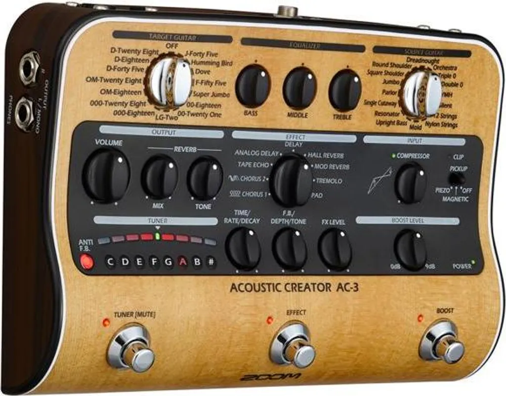 Zoom AC-3 Créateur de son acoustique avec modélisation et compression - 5