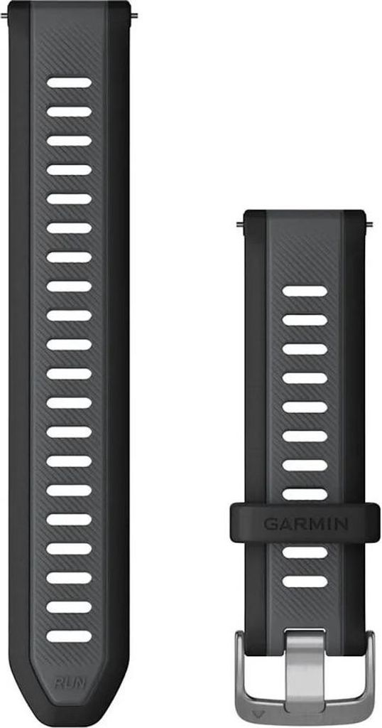Garmin Quick Release 20 Mm Silikonarmband Silber Silber One Size