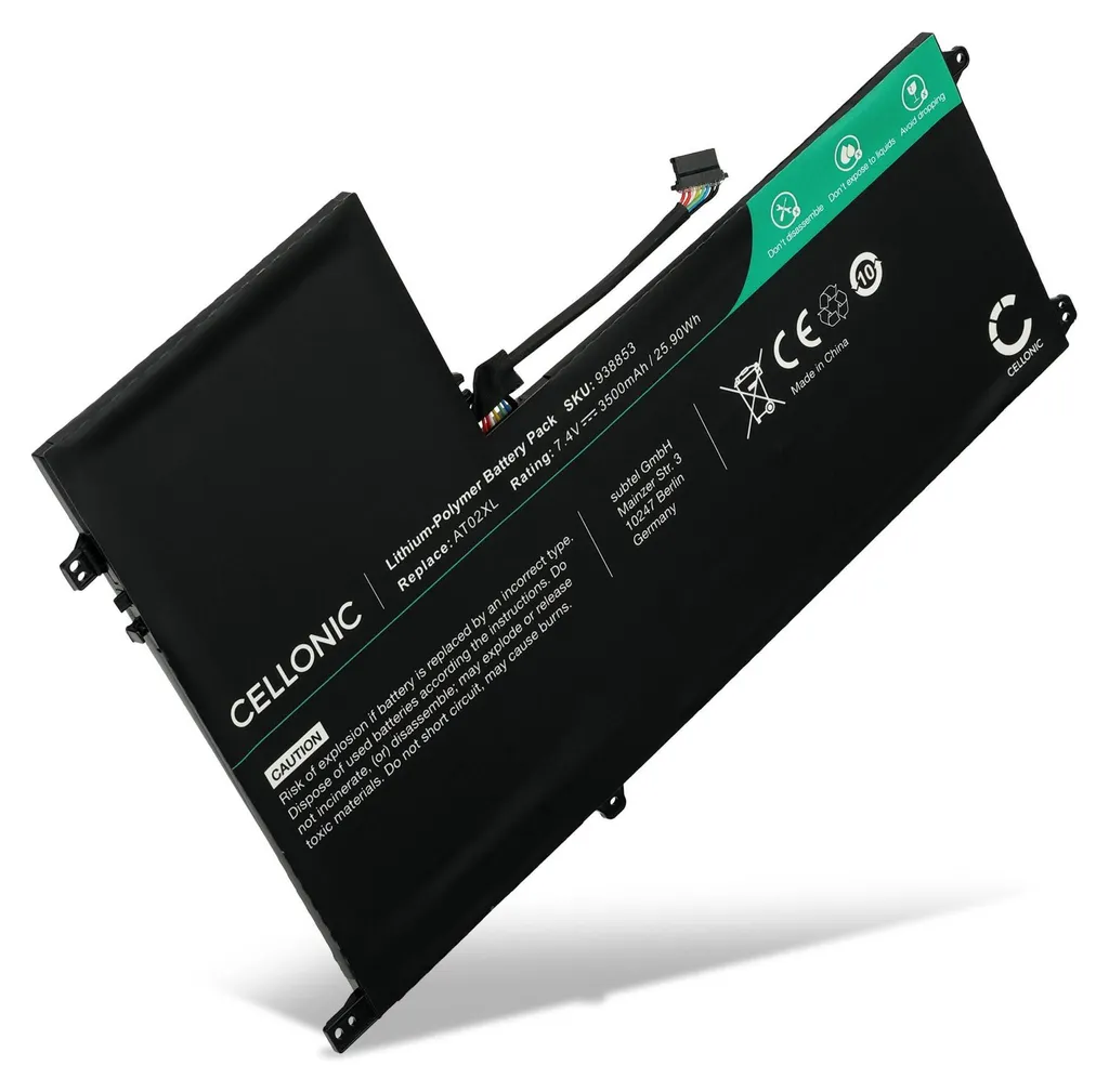 Batterie HP ElitePad 900 Haute Capacité 3500mAh AT02XL Technologie Lithium