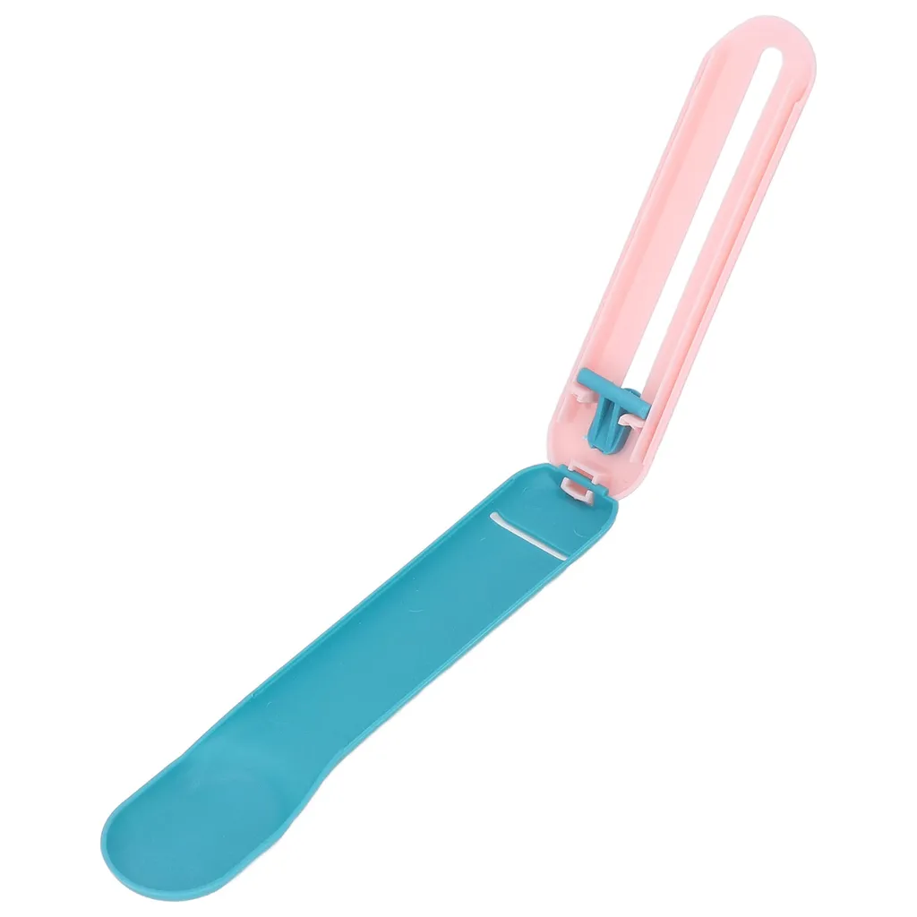 Cucchiaio per Puree Gatti - Gadget Squeeze Anti-Macchia Blu e Rosa - 2