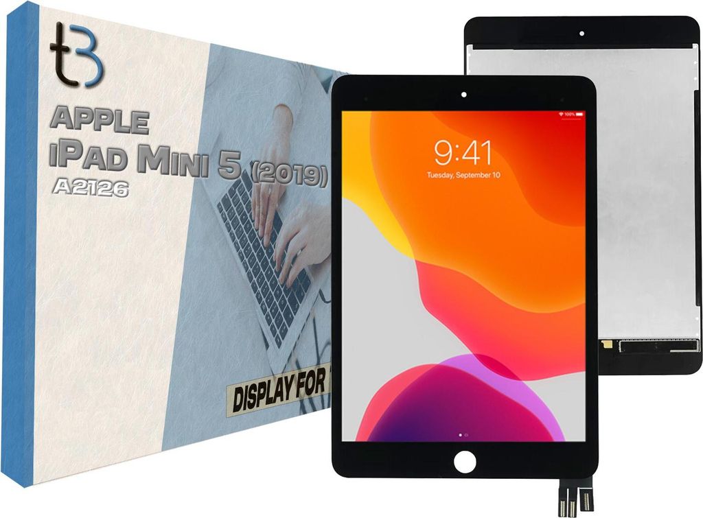 Echtes Display mit Touch für Apple iPad Mini 5 7.9 A2126 Schwarz