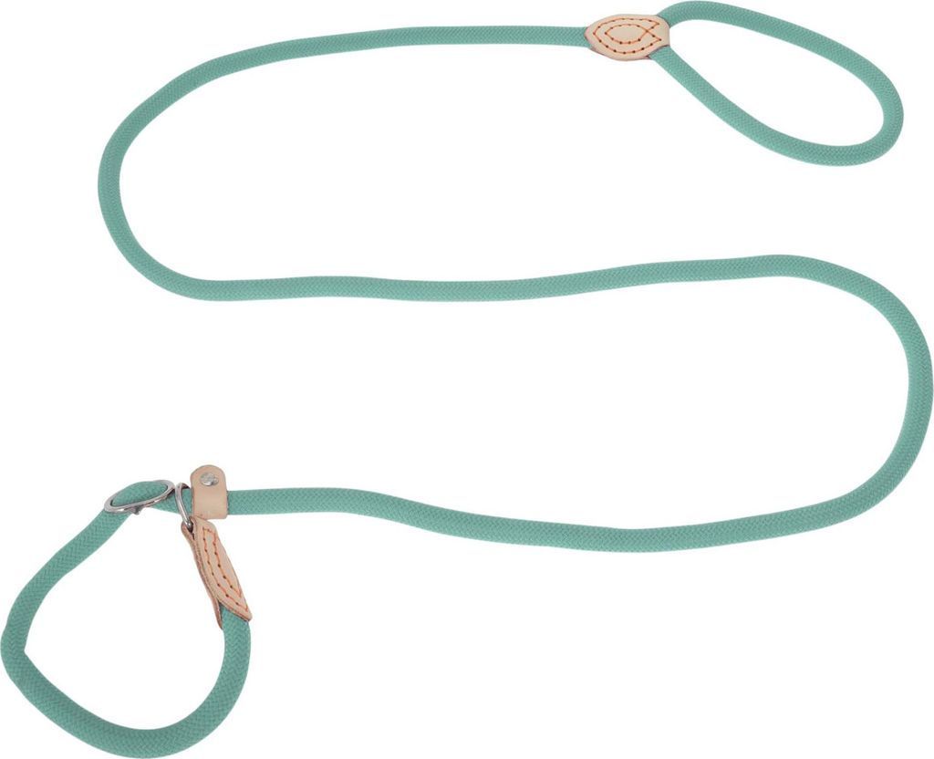 Hundeleine Slipleine Mit Zugstopp Langlebig Weich Geflochten Mit Halsband Verstellbar Apportierleine Für Mittelgroße Und Große Hunde 1.8m x 14mm...