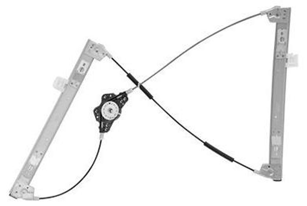 VAN WEZEL 1805266 Elektrischer Fensterheber Vorne Rechts für FORD Fiesta Mk5 Schrägheck (JH1, JD1, JH3, JD3) Fiesta Mk5 Kastenwagen