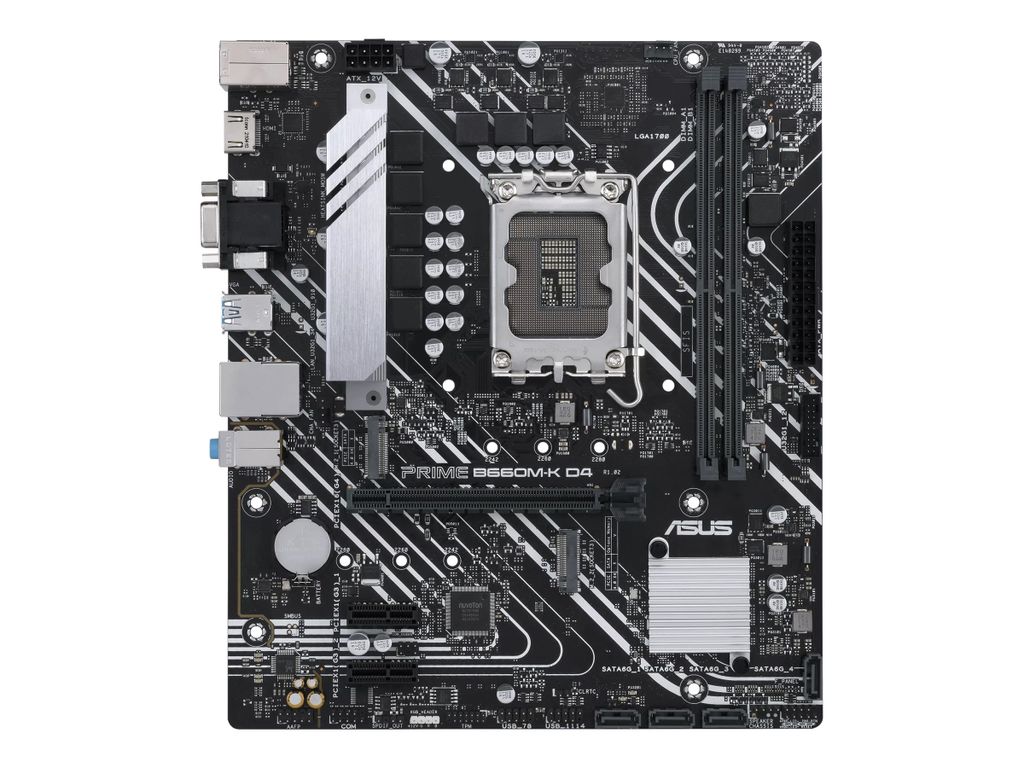 MB ASUS PRIME B660M-K D4 (Intel,1700,DDR4,mATX) Immagine del prodotto 