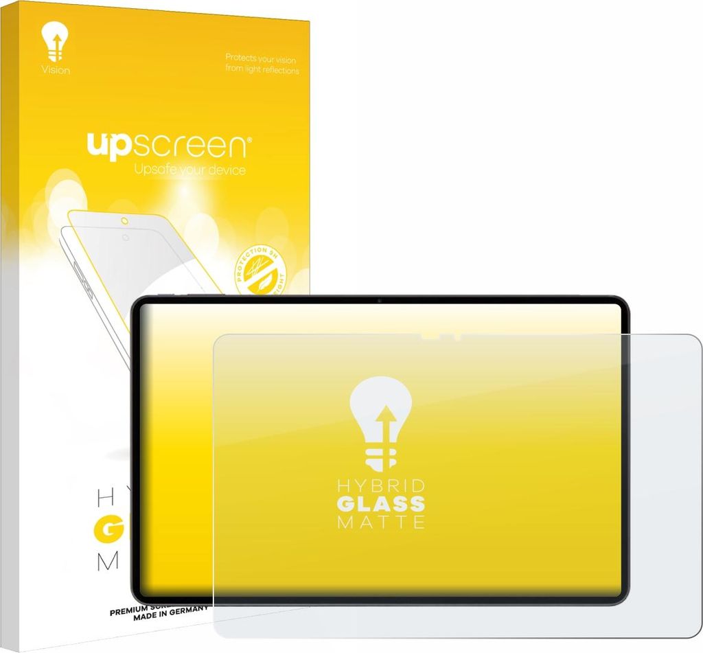 upscreen Entspiegelungs Schutzglas für VALE V12X LTE-8128 12.6" Schutzfolie Panzer Folie Glas Display Schutz matt