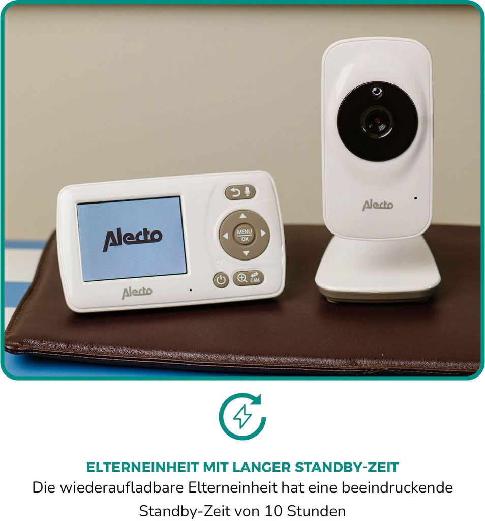 ALECTO DVM-71 - Niania elektroniczna z kamerą, wyświetlacz Zdjęcie produktu 27