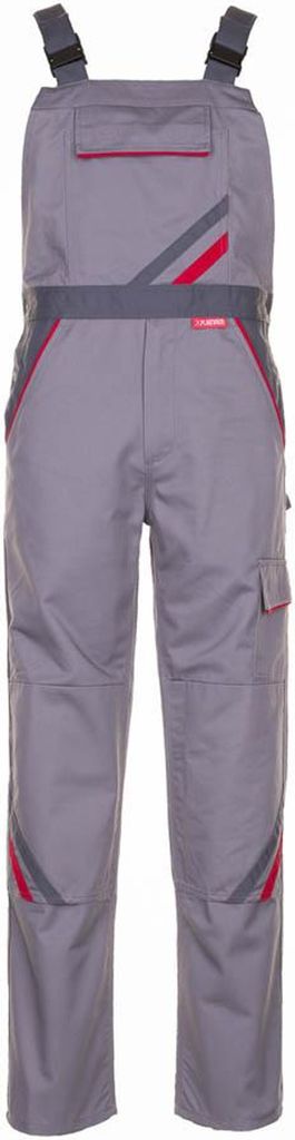 Größe 60 Herren Planam Highline Latzhose zink schiefer rot Modell 2331