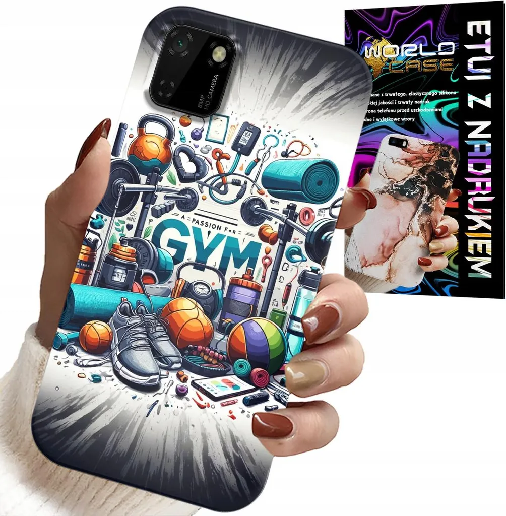 Custodia Sportiva Huawei Y5P + Vetro Temperato | Protezione Gym e Running