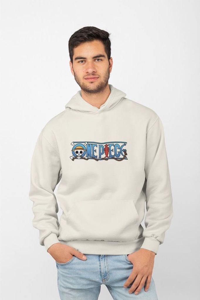 D&B Uni Hoodie MO00039 One Piece Creme-Größe L