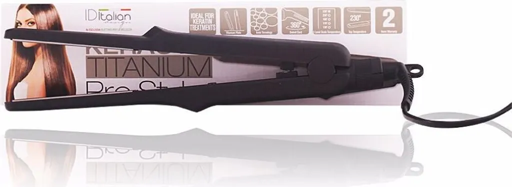 Fer à Lisser Keractiv Titanium Pro Styler - Plaques XL et Chauffe Rapide