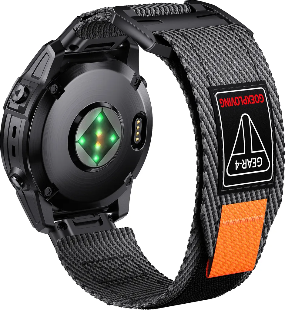 Cinturino Militare 26mm per Garmin Fenix - Nylon Ultra-Resistente INF