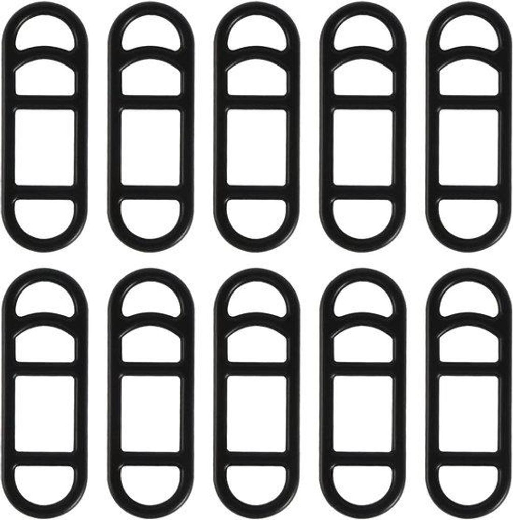 Silikonreifen für Fahrräder, 20er Pack, elastische Reifenringe für Fahrräder, Fahrradlenker mit silikonreifen, für Fahrradbeleuchtung und Tasc...